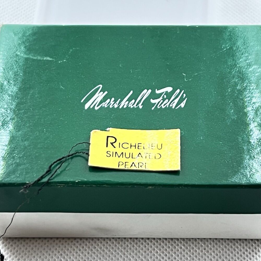 VTG Champagne Colored Richelieu 38" Simulated/Faux Pearl Necklace-Dead Stock-NIB - Picture 10 of 12